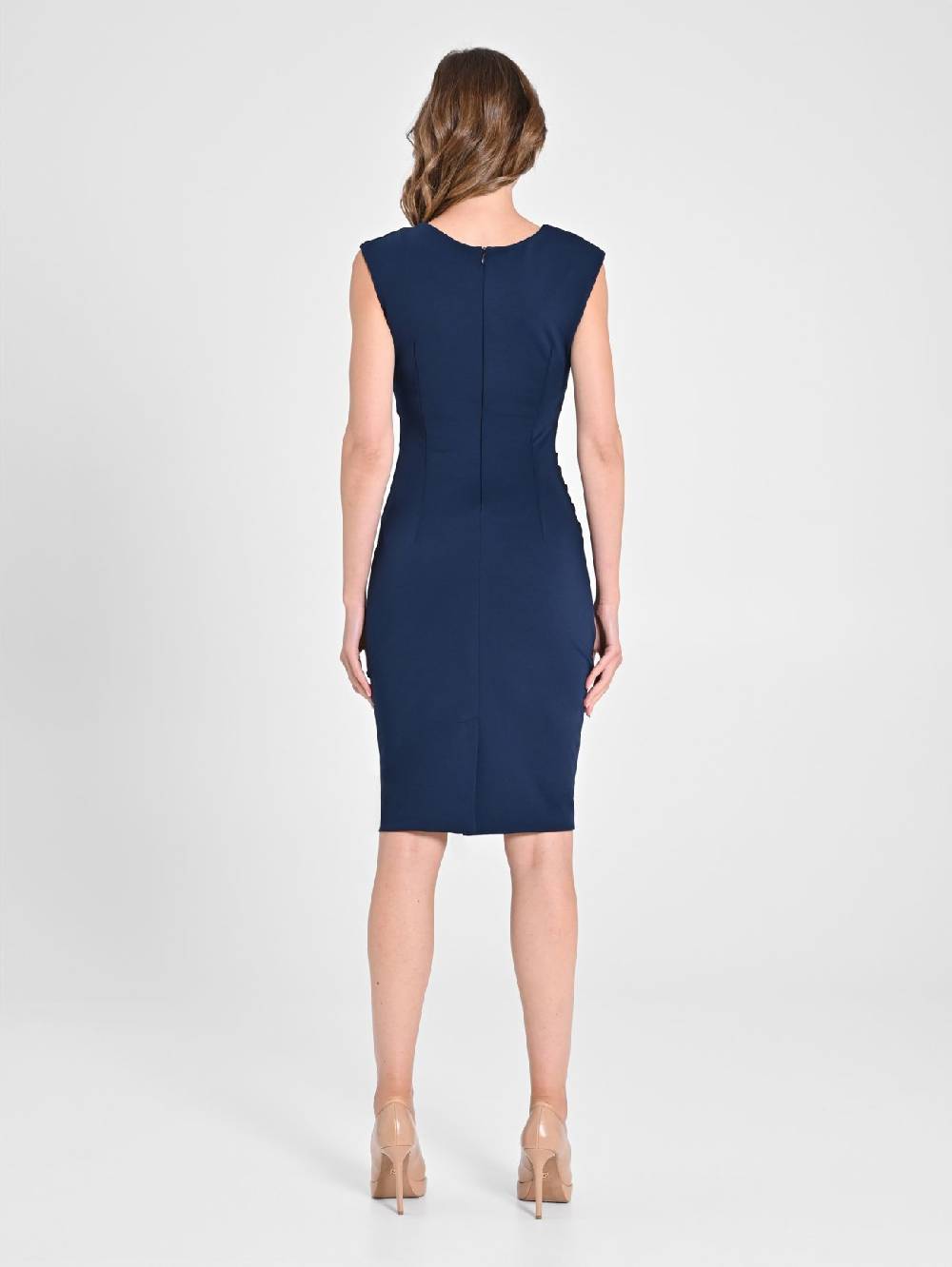 Rinascimento Tubino Drappeggiato Blu