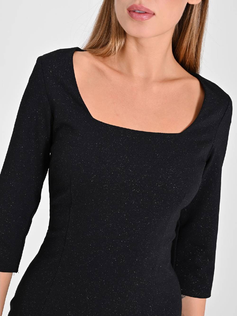 Rinascimento Tubino Glitter Nero