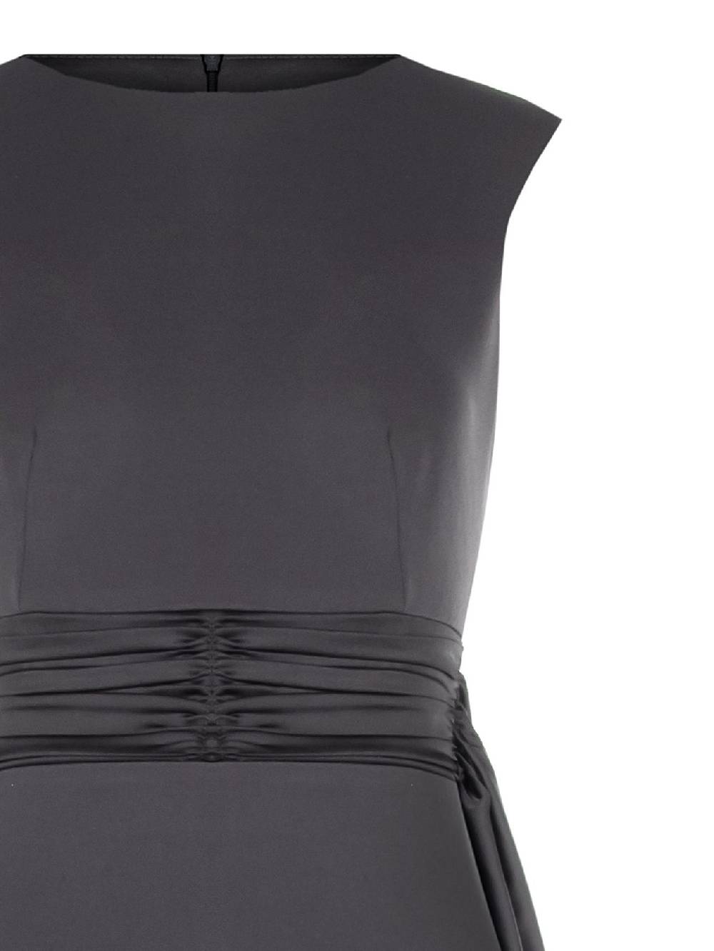 Rinascimento Tubino In Scuba Mano Crepe Grigio