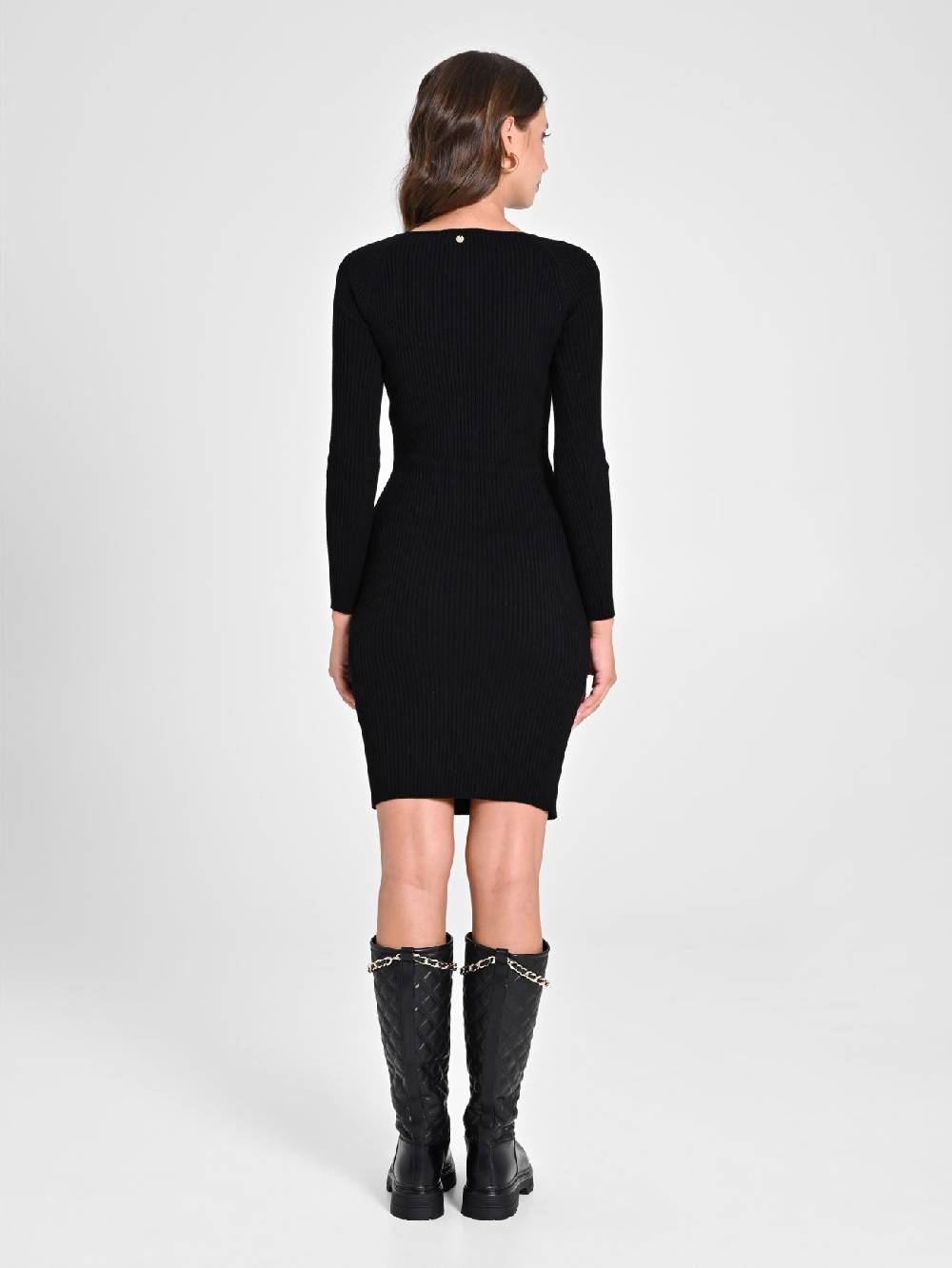 Rinascimento Tubino Nero In Maglia