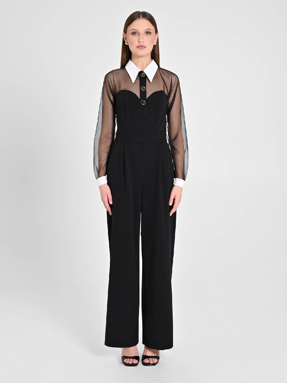 Rinascimento Tuta Con Colletto & Tulle