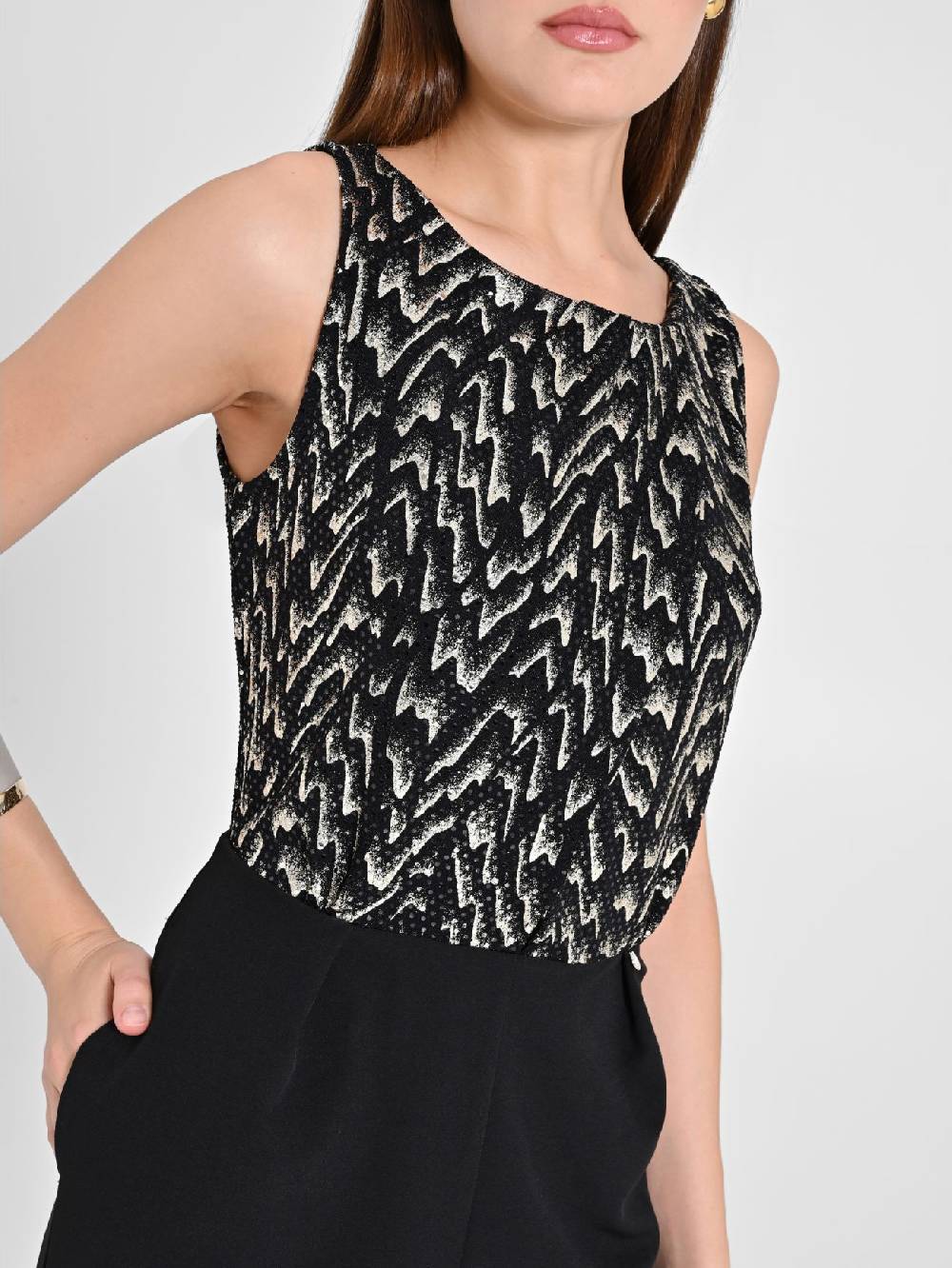 Rinascimento Tuta Con Corpino Gold