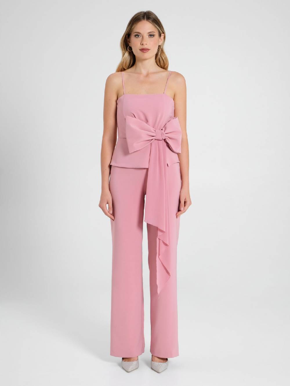 Rinascimento Tuta Con Fiocco Rosa Antico