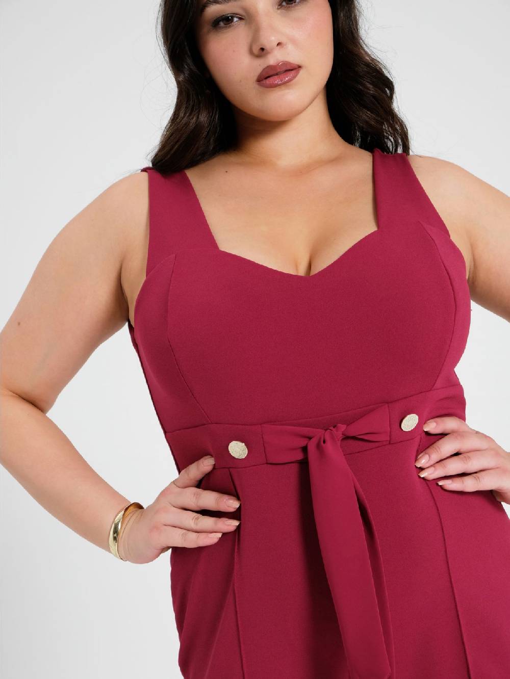 Rinascimento Tuta Curvy Bordeaux