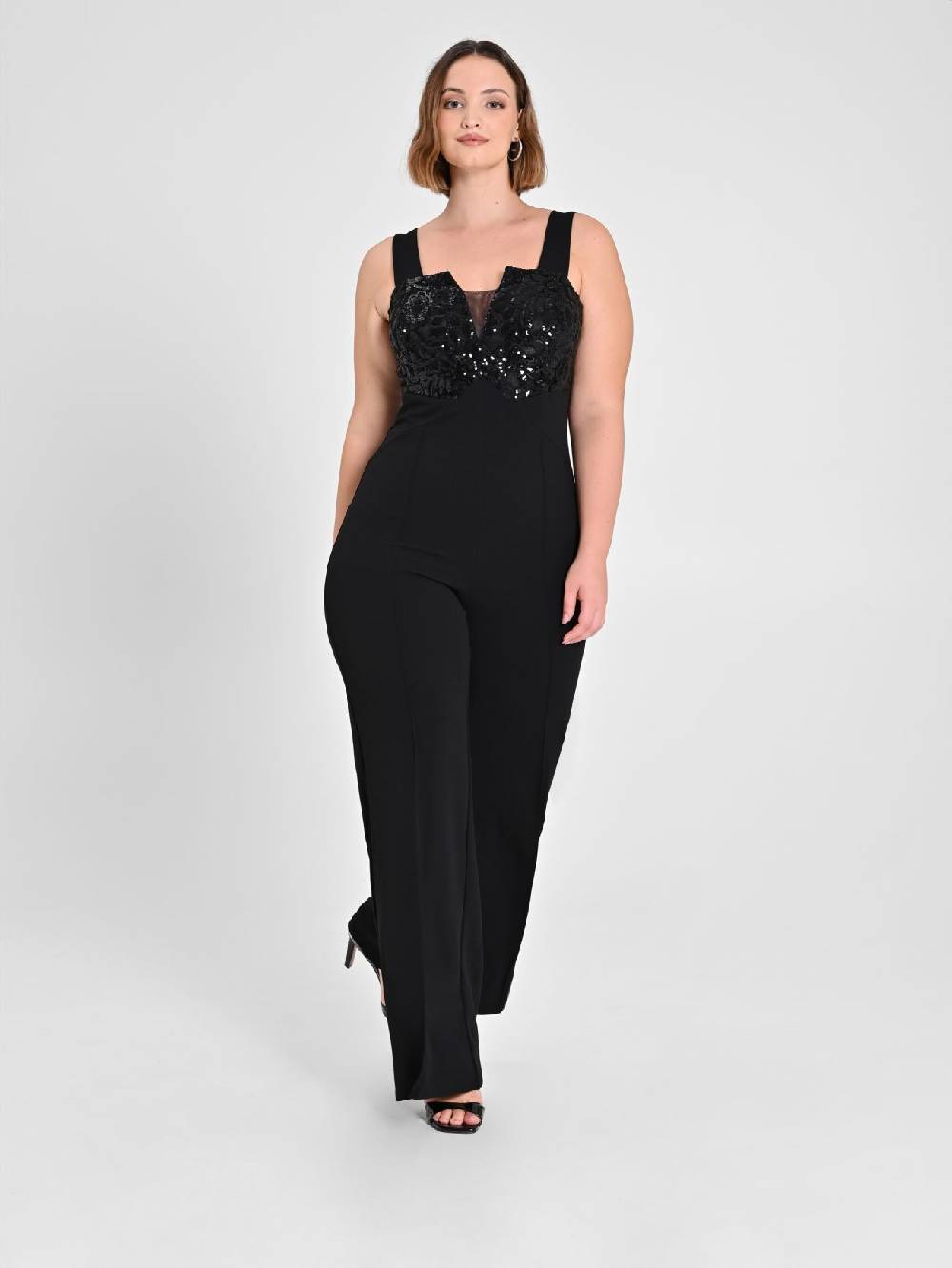 Rinascimento Tuta Curvy con corpino Paillettes