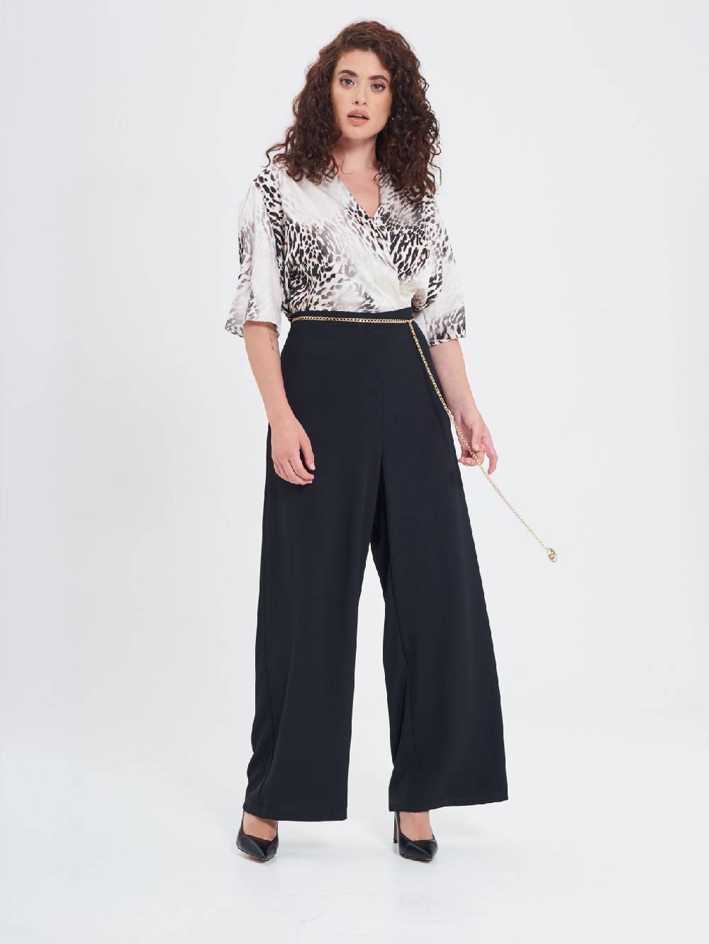 Rinascimento Tuta Curvy Palazzo Animalier