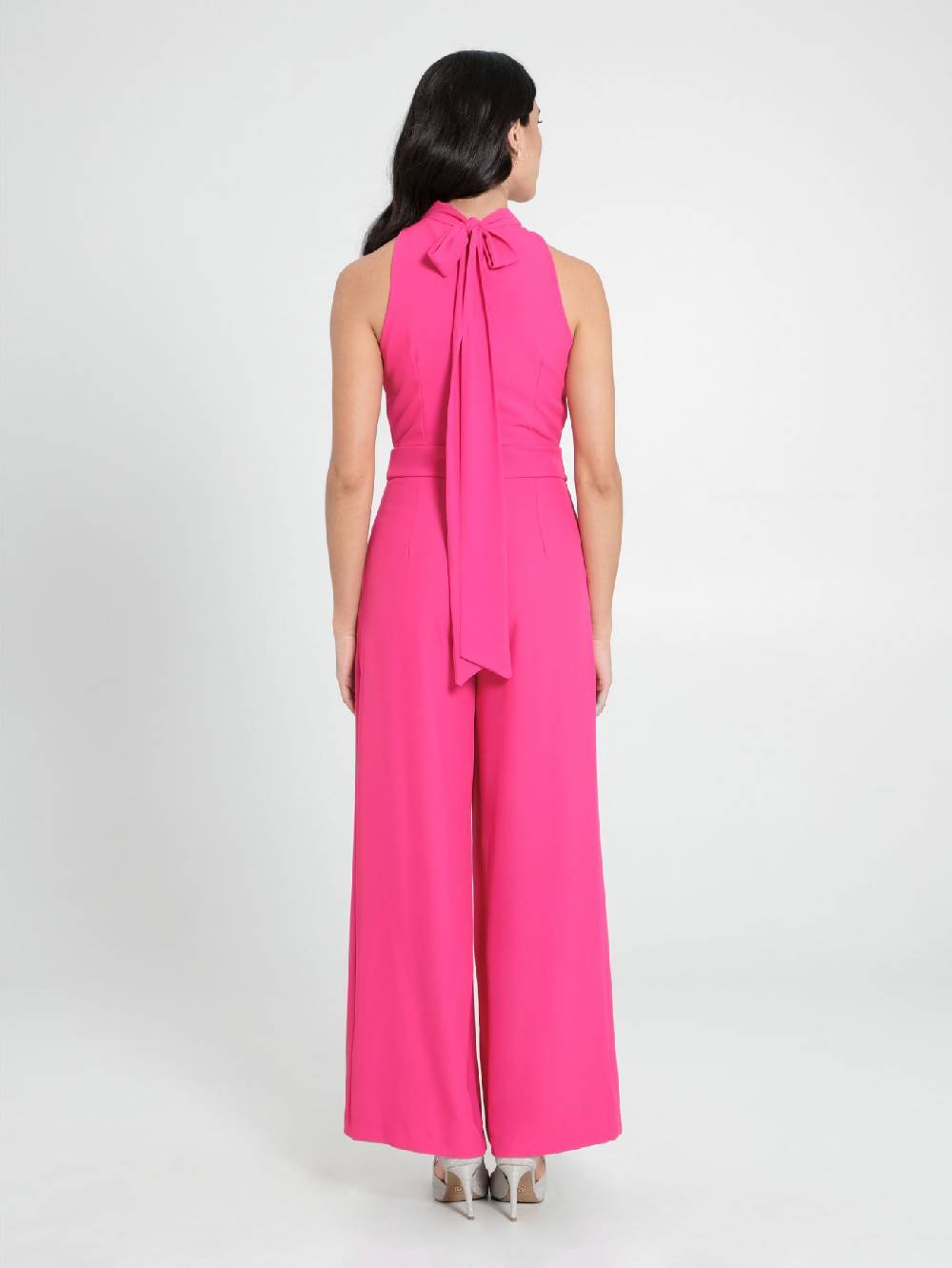 Rinascimento Tuta Pieghe Cucite Fuxia