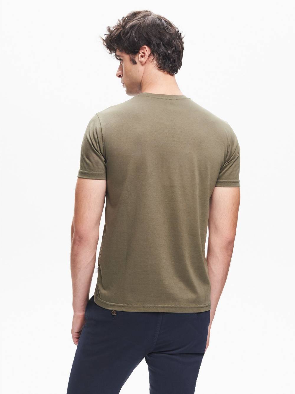 Rinascimento T-shirt Girocollo Uomo Taschino A Filetto QB24