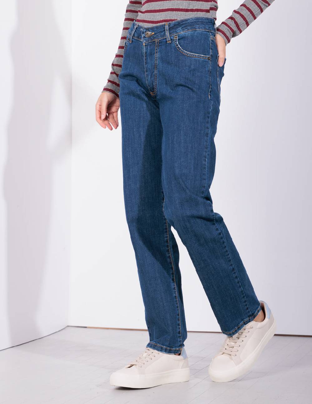 Risskio Logan Winter Edition - Pantalone Regular Fit In Denim