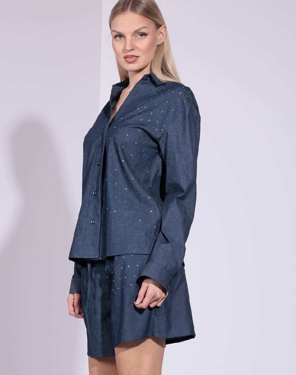 Risskio Aicha - Shorts Con Strass