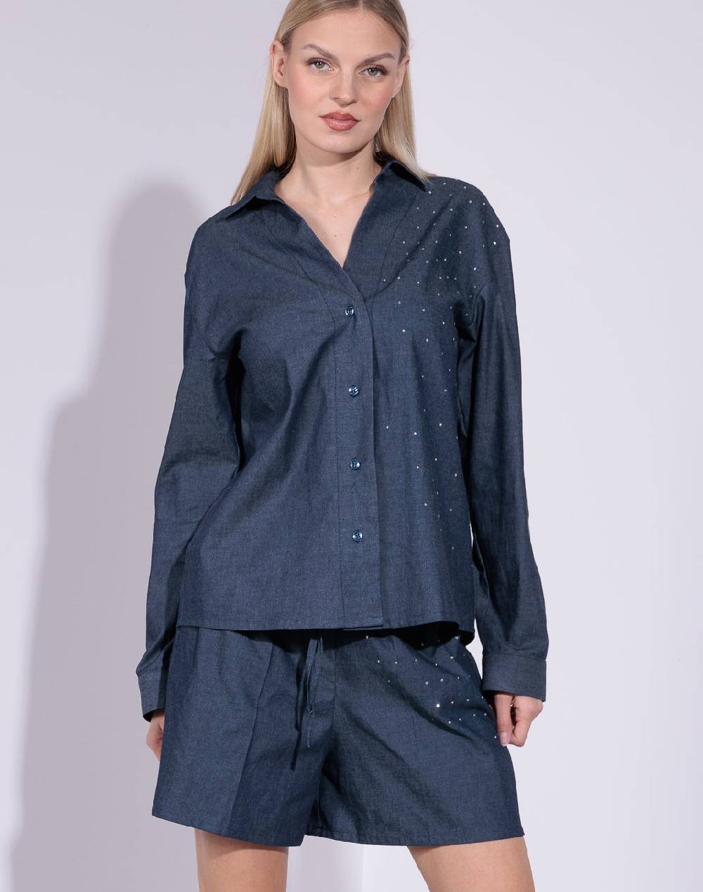 Risskio Aleah - Camicia con strass