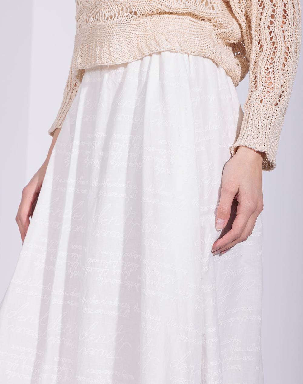 Risskio Alisha - Gonna In Mussola Ricamata