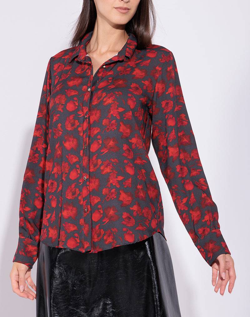 Risskio Aurora - Camicia in viscosa stampata