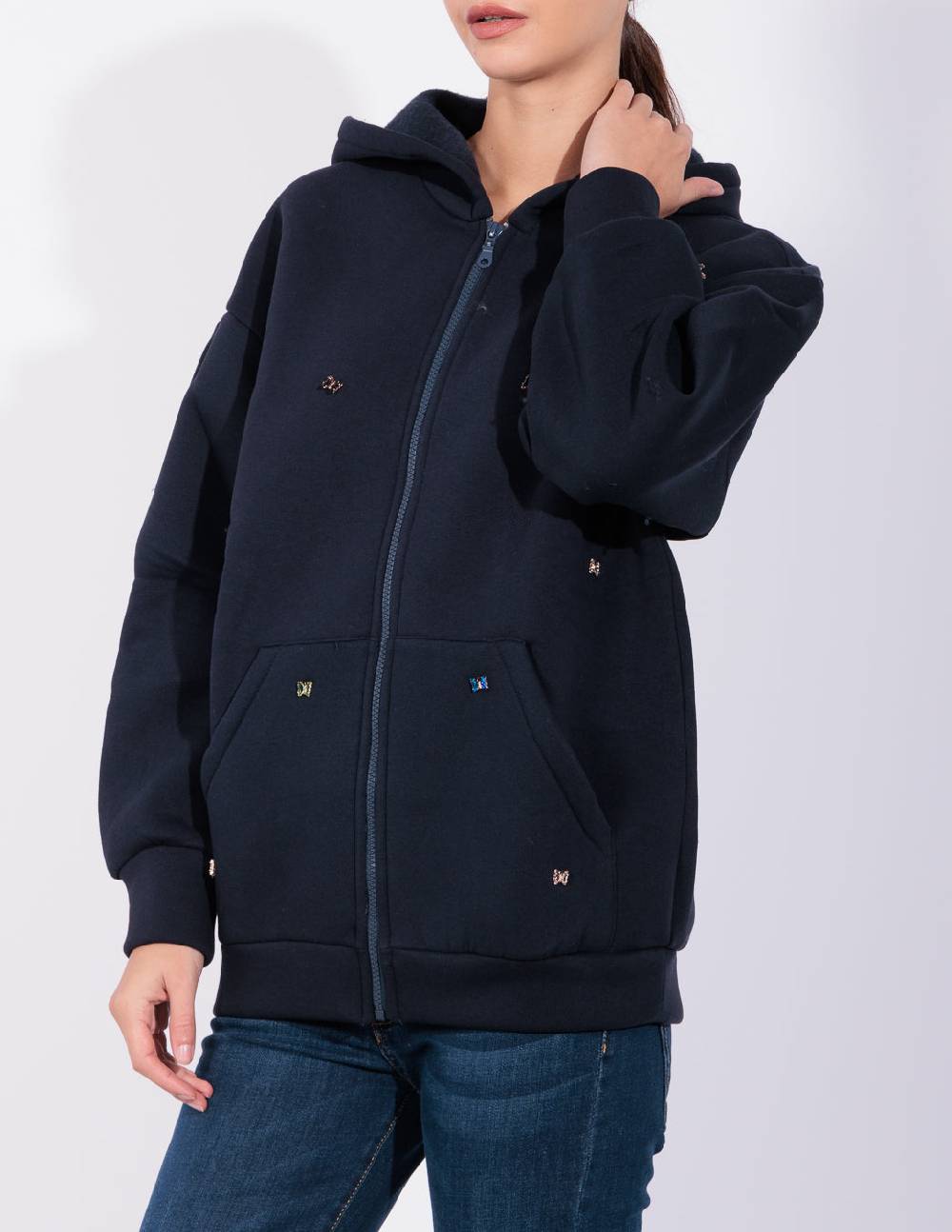 Risskio Austin - Felpa Con Farfalle