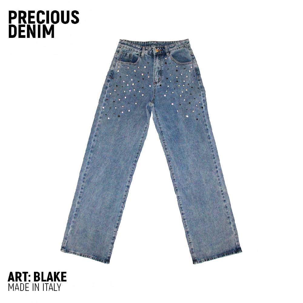 Risskio Blake - Denim con applicazioni