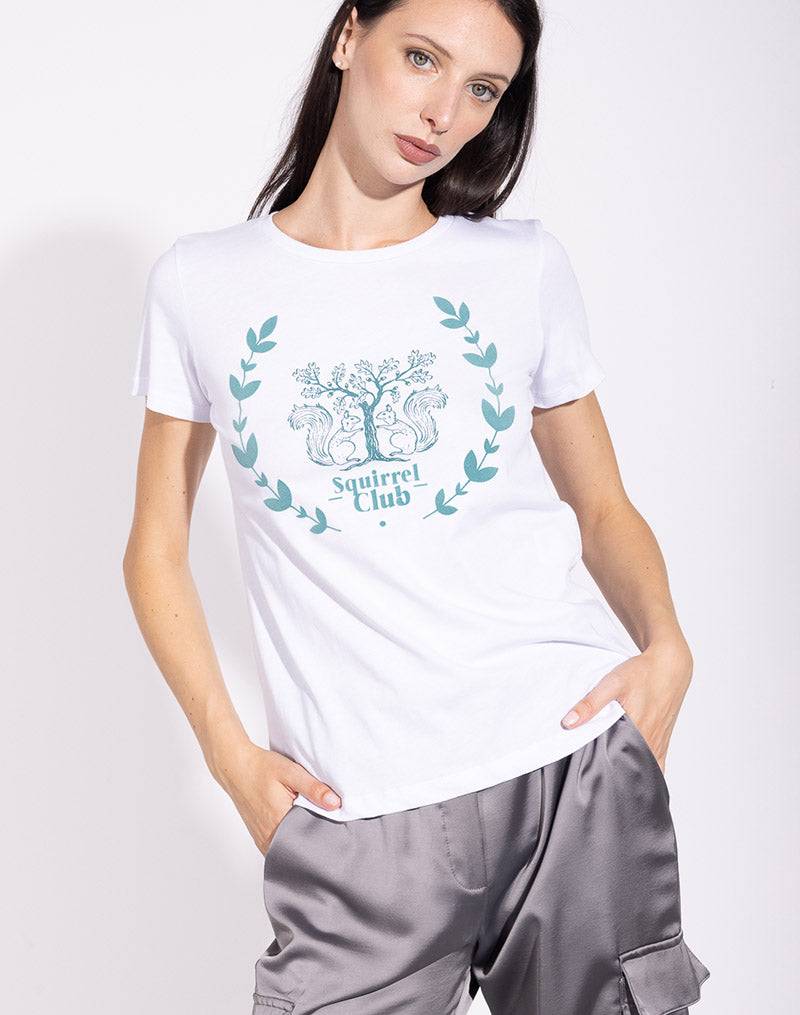 Risskio Celia - T-shirt Con Stampa Scoiattolo