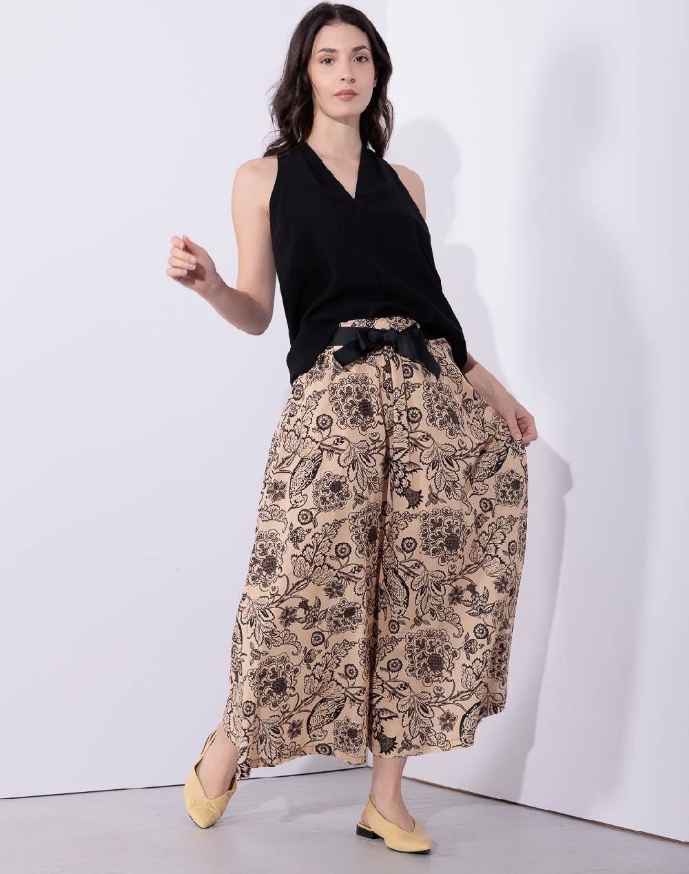 Risskio Cesar - Gonna in mussola stampata