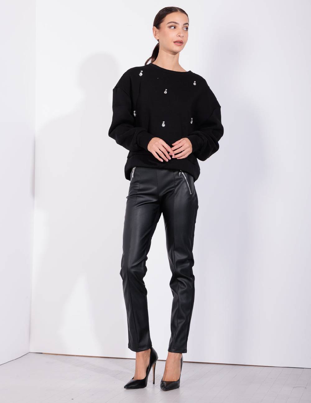 Risskio Dante - Leggins In Ecopelle