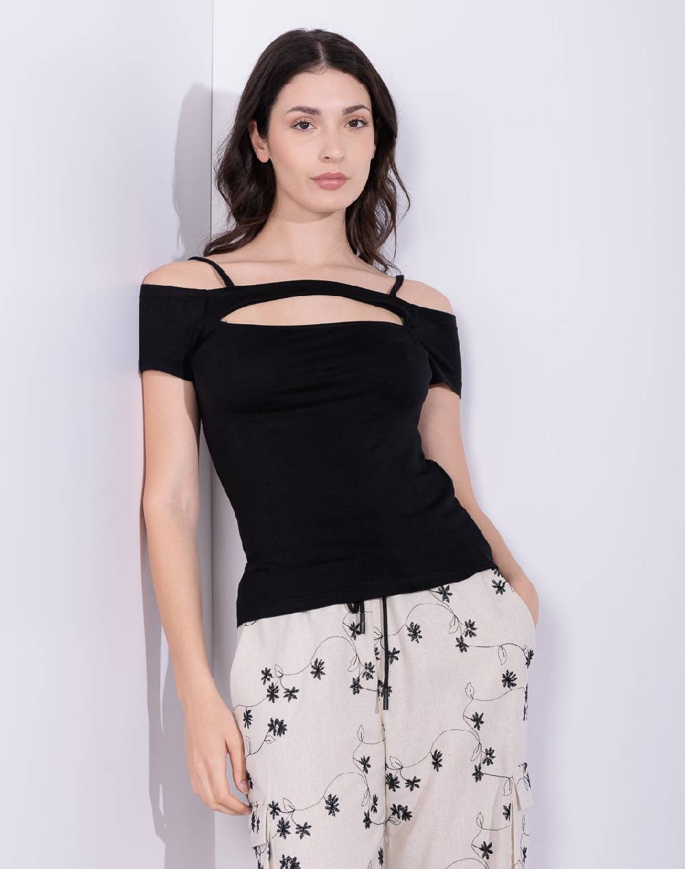 Risskio David - Top In Jersey Di Viscosa