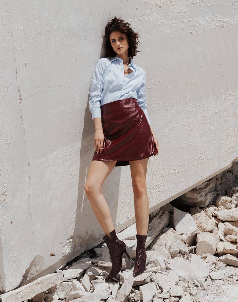 Risskio Esme - Gonna in ecopelle