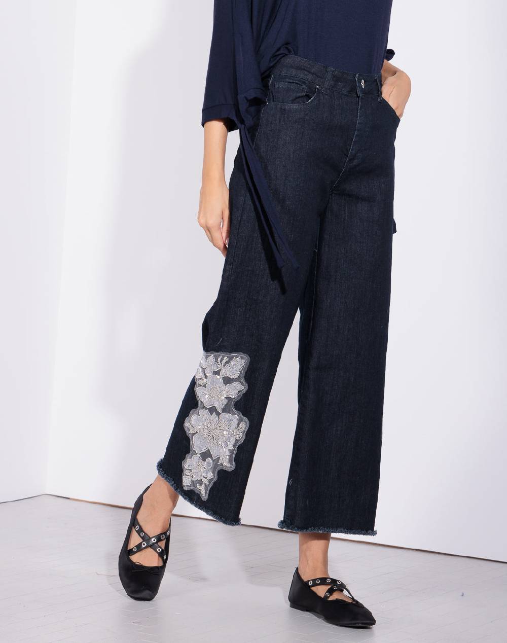 Risskio Ethan - Denim Con Applicazione