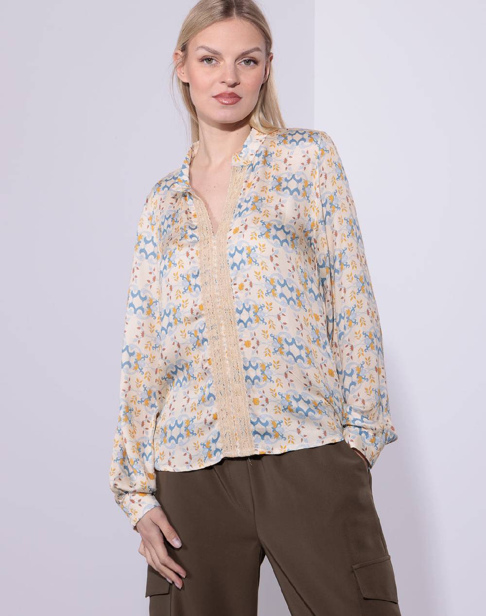 Risskio Farida - Blusa tunisienne in Viscosa