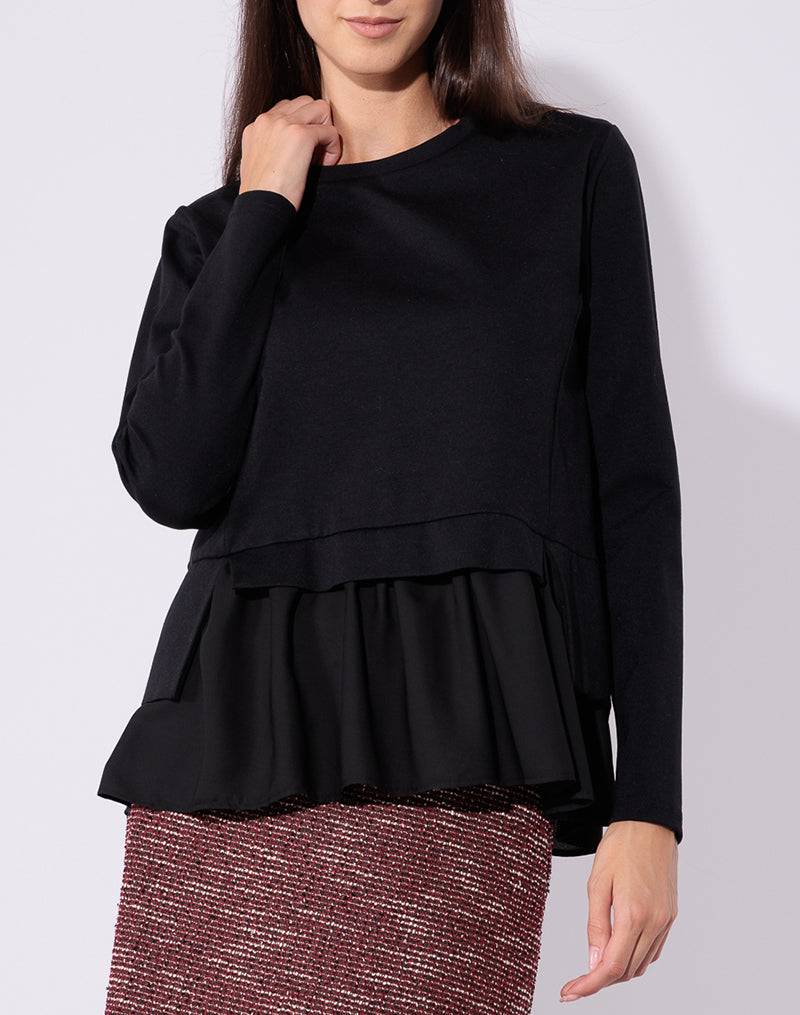 Risskio Finlay - Felpa bi-materica