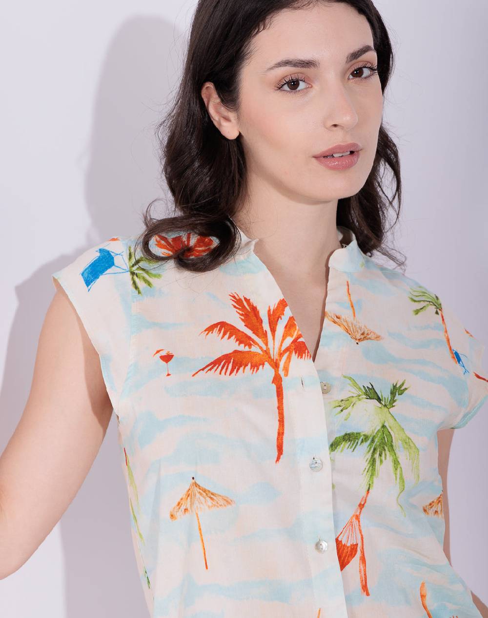 Risskio Garcia - Camicia In Popeline Stampato