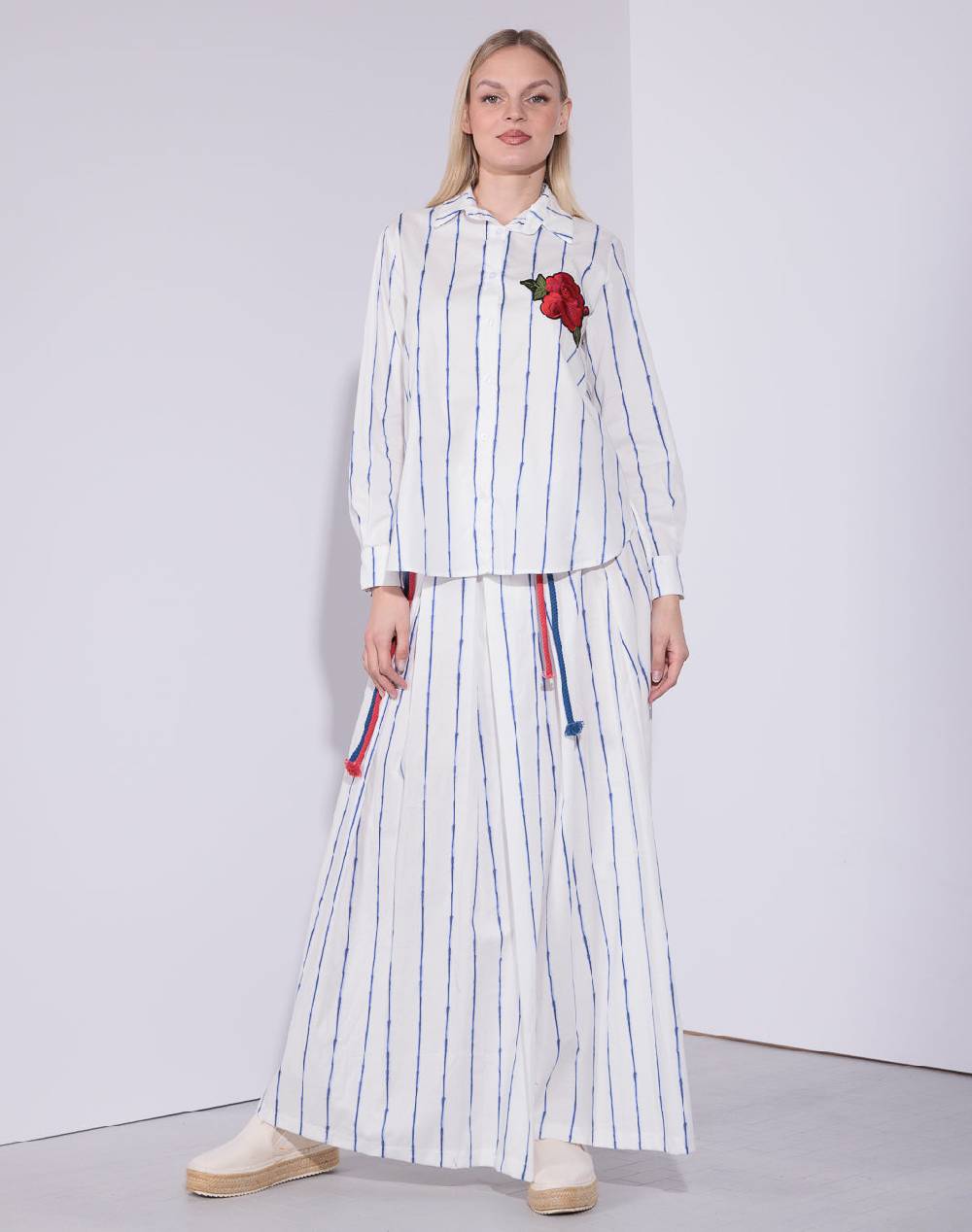 Risskio Habiba - Gonna In Popeline Di Cotone