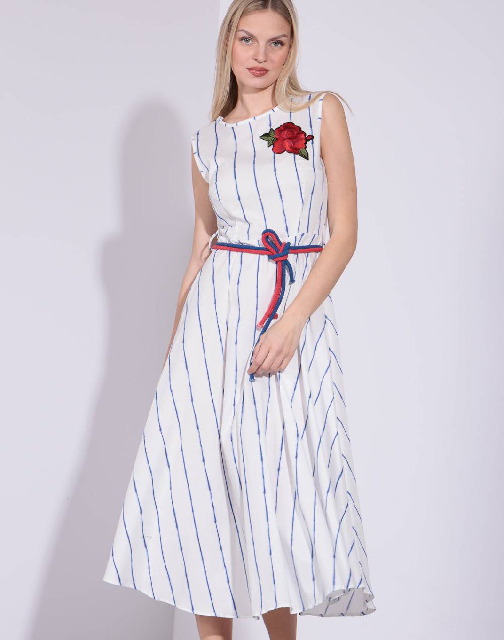 Risskio Ikram - Abito in popeline di cotone