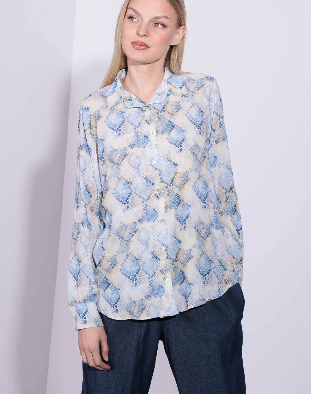 Risskio Imane - Camicia In Georgette Di Viscosa