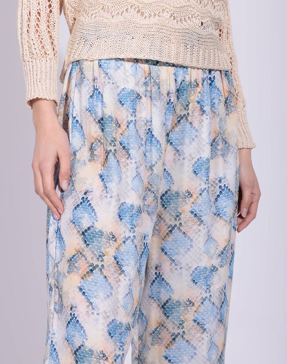 Risskio Jamila - Pantalone Ius Georgette Di Viscosa