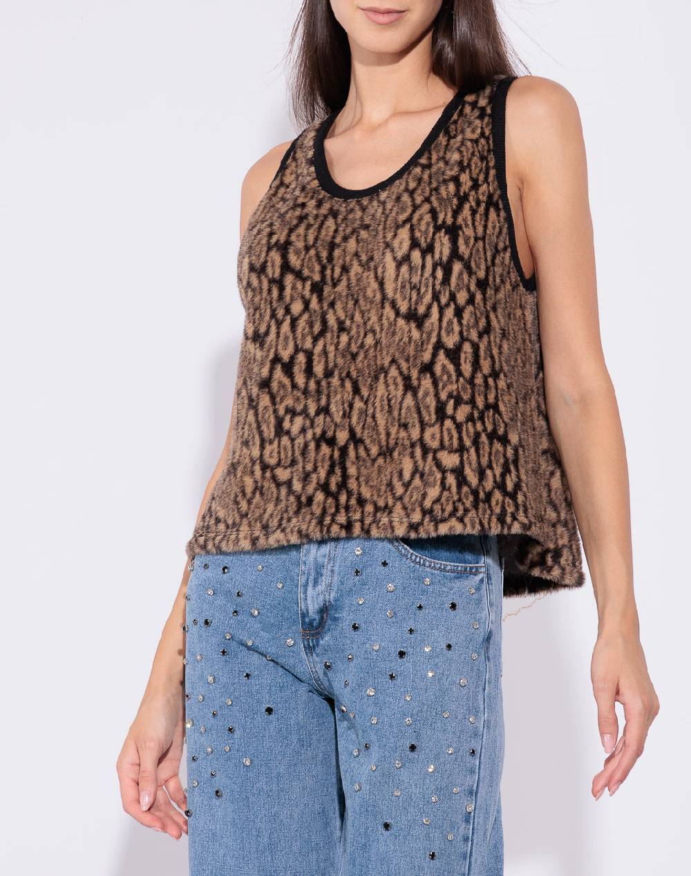 Risskio Kendric - Top leopardato