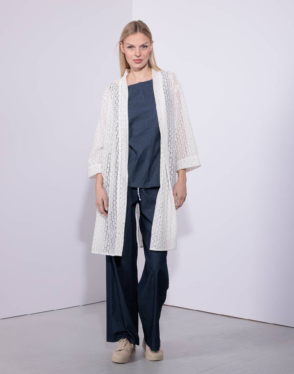 Risskio Manoj - Kimono in pizzo