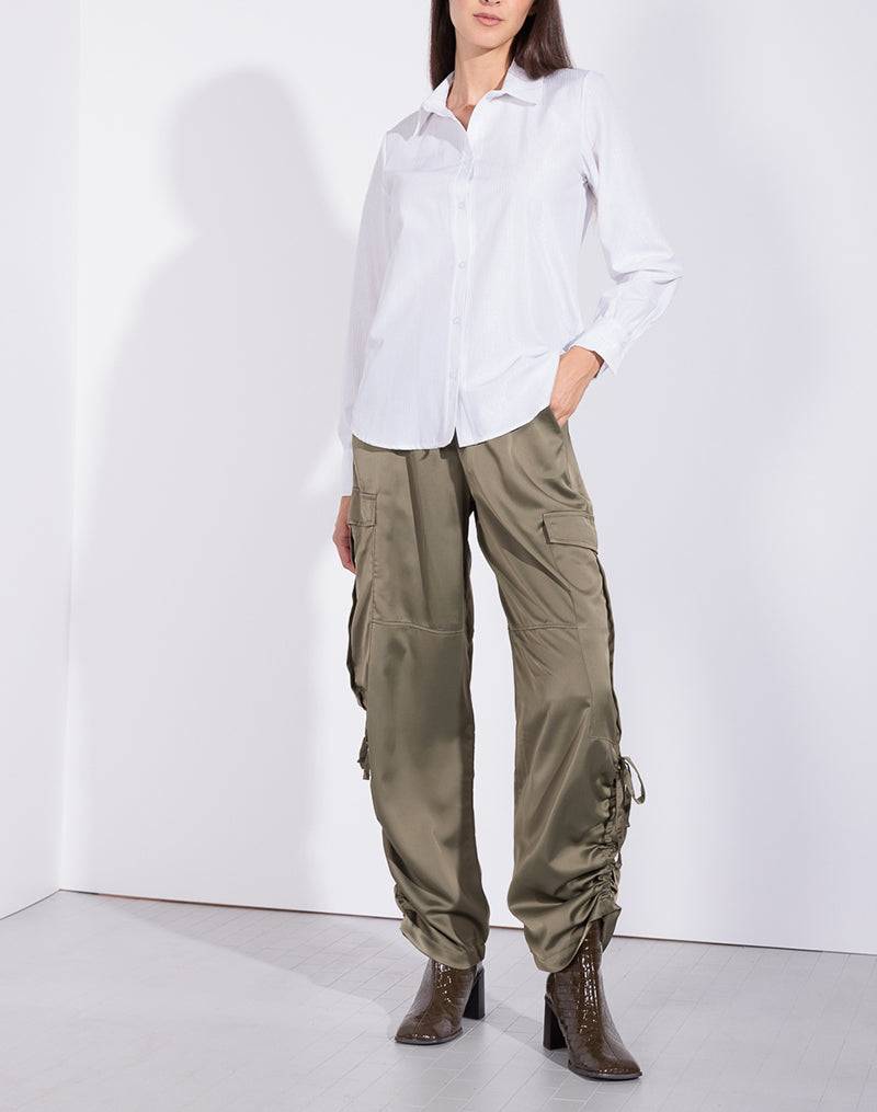 Risskio Maya - Camicia A Righe Argentate