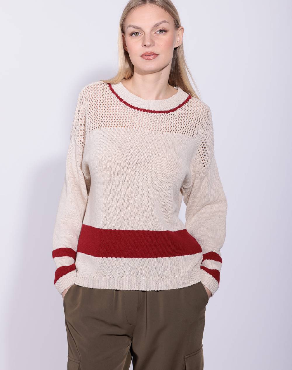 Risskio Mohan - Maglia a girocollo in filato