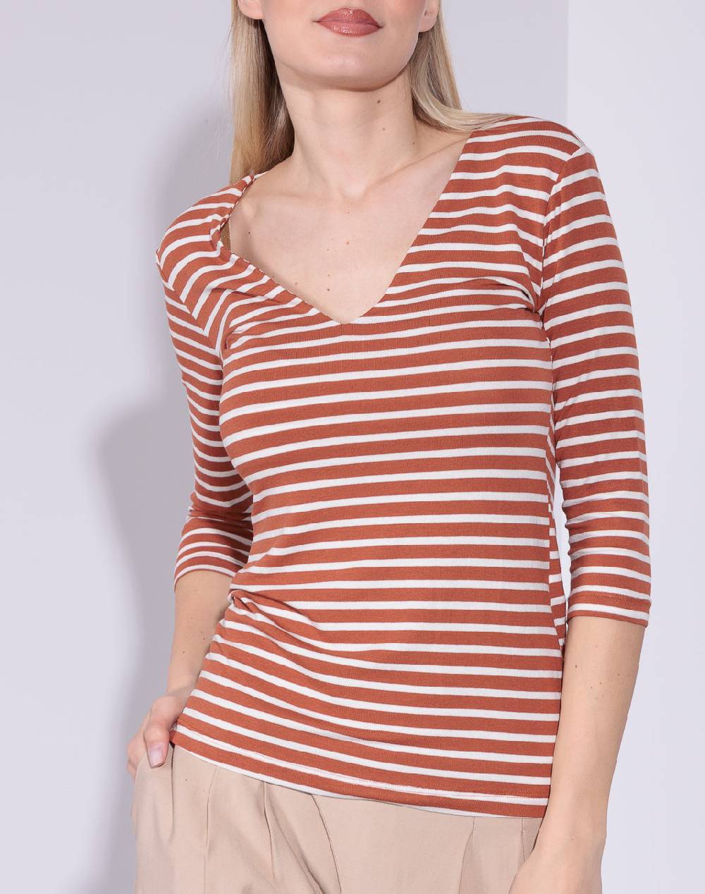 Risskio Nadim - Maglia a righe