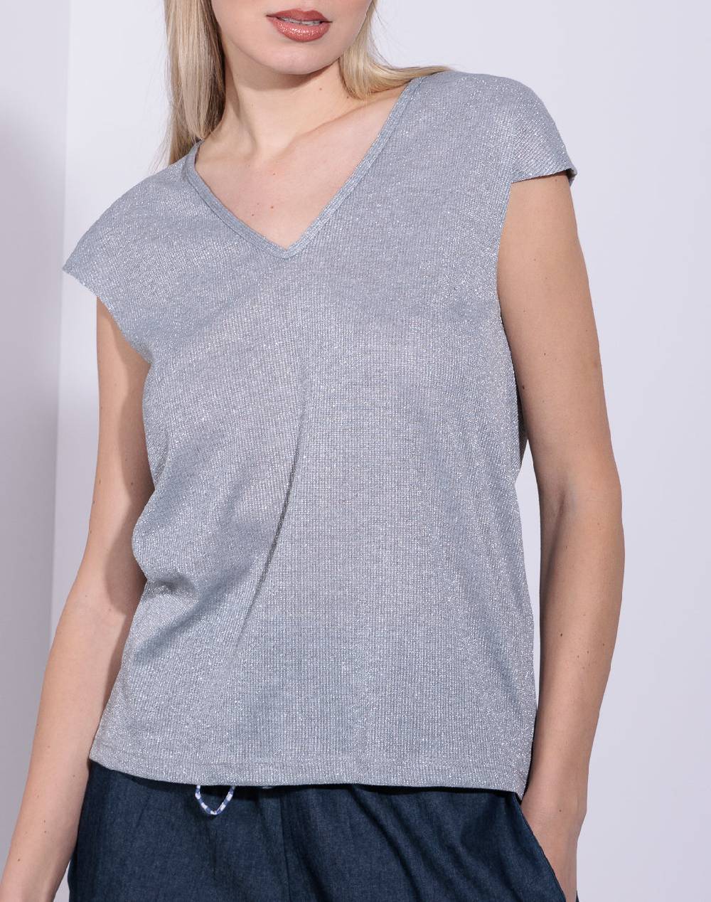 Risskio Nahla - Top Effetto Lurex