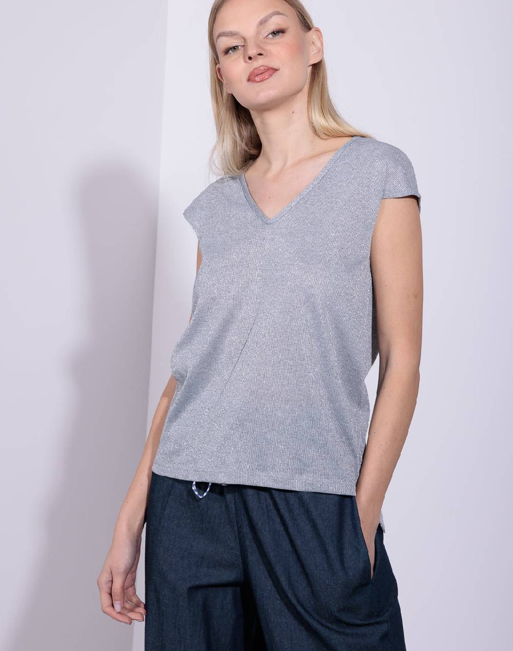 Risskio Nahla - Top effetto lurex