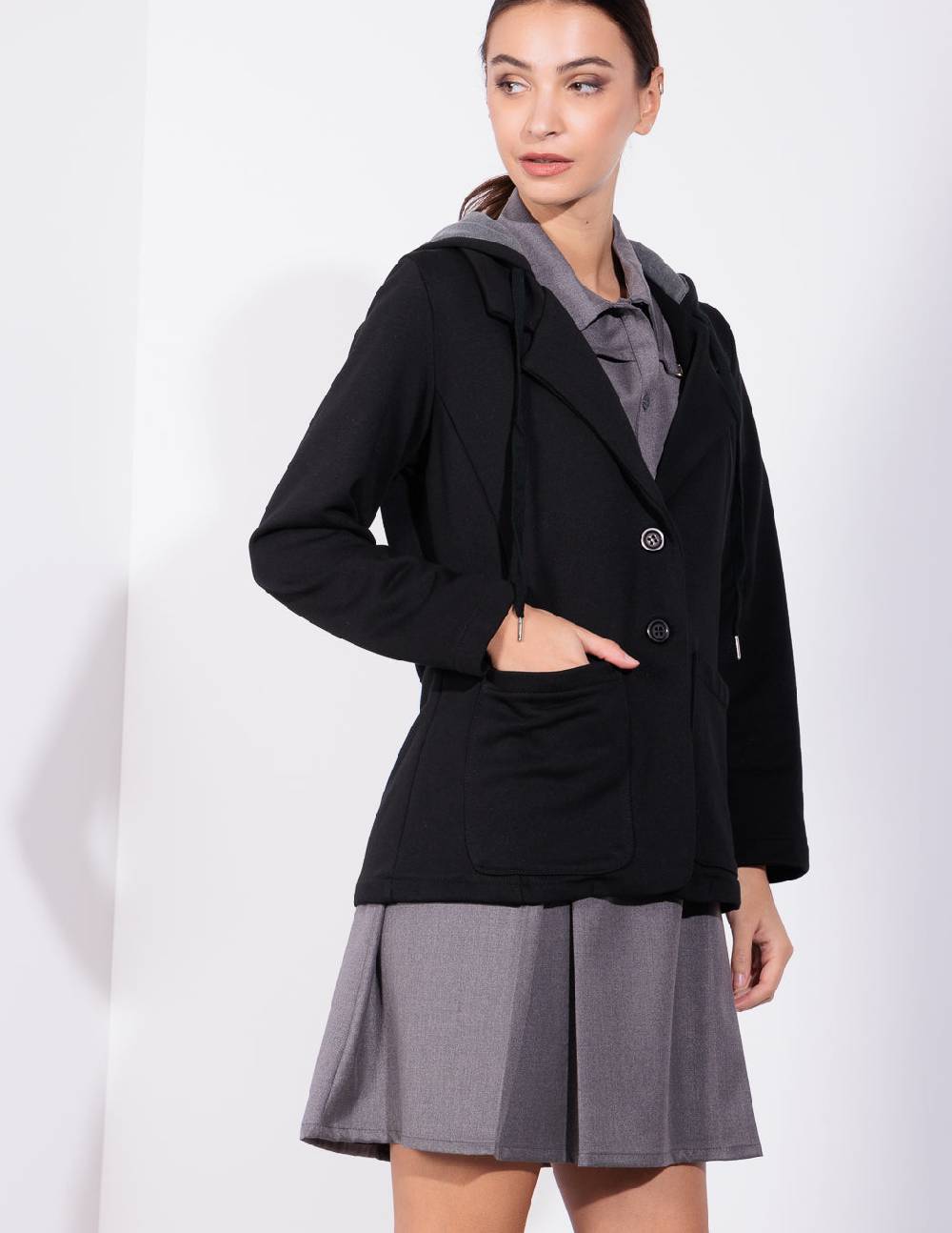 Risskio Odette - Giacca Bi-materica