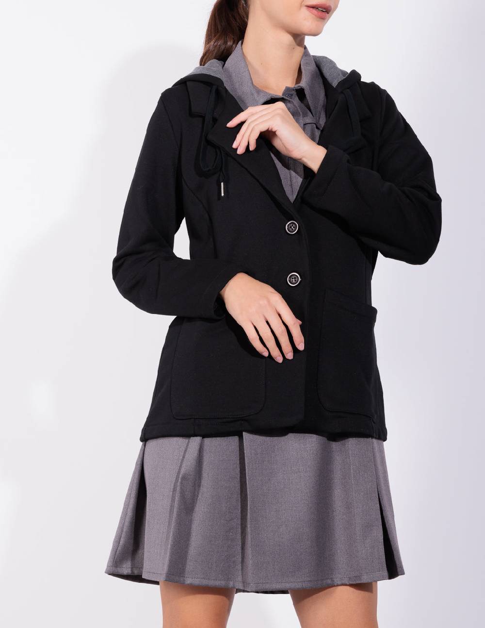 Risskio Odette - Giacca bi-materica