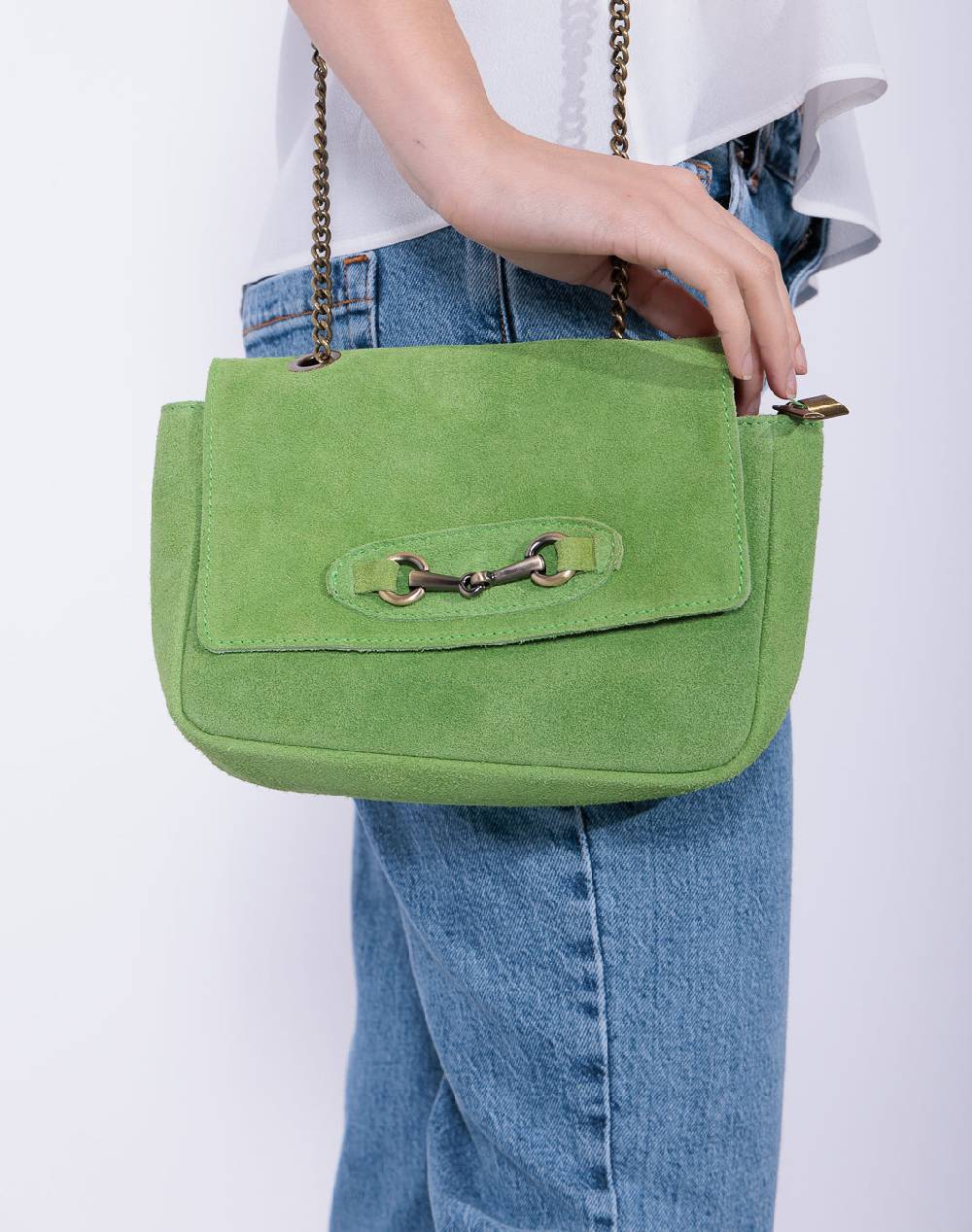 Risskio Olympia - Borsa in pelle scamosciata