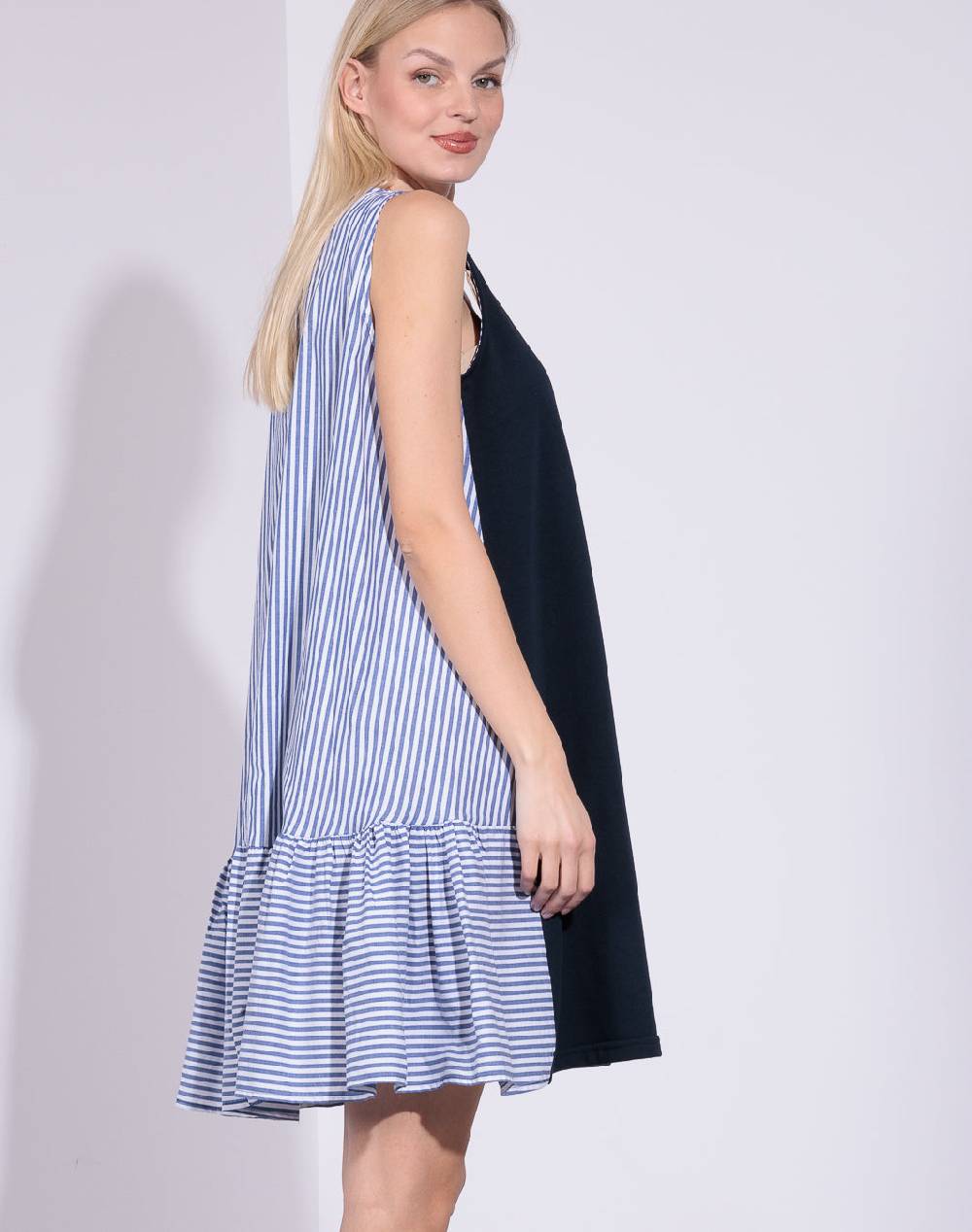 Risskio Rabia - Abito corto a righe