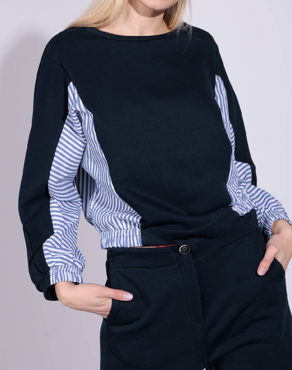 Risskio Rachida - Felpa Bi-materica