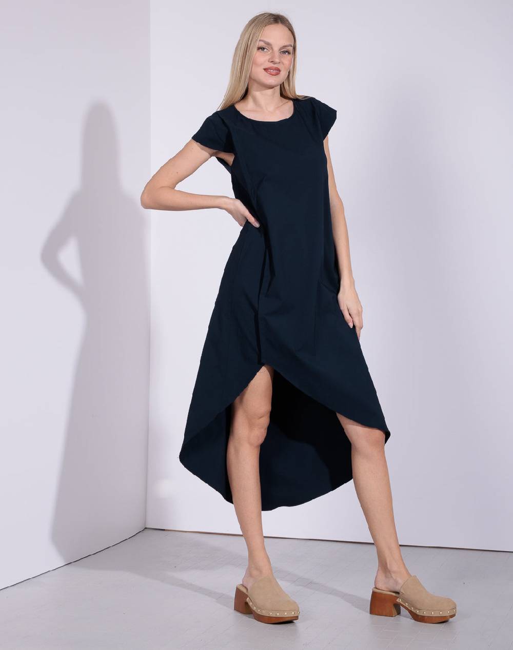 Risskio Salma - Abito Midi In Bengalina