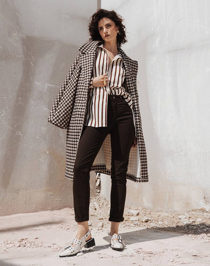 Risskio Samuel - Cappotto oversize stampato