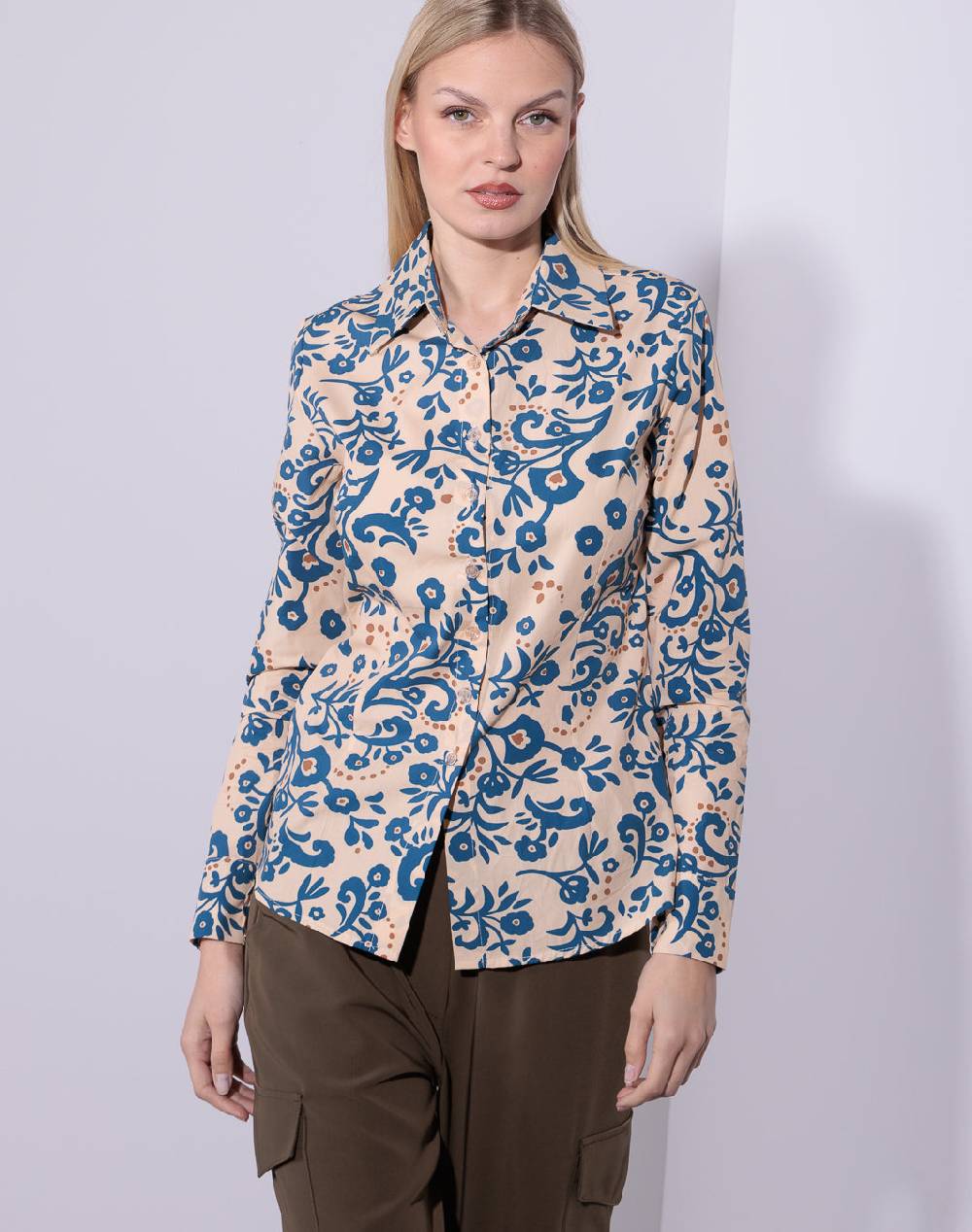 Risskio Sarah - Gonna in popeline stampato