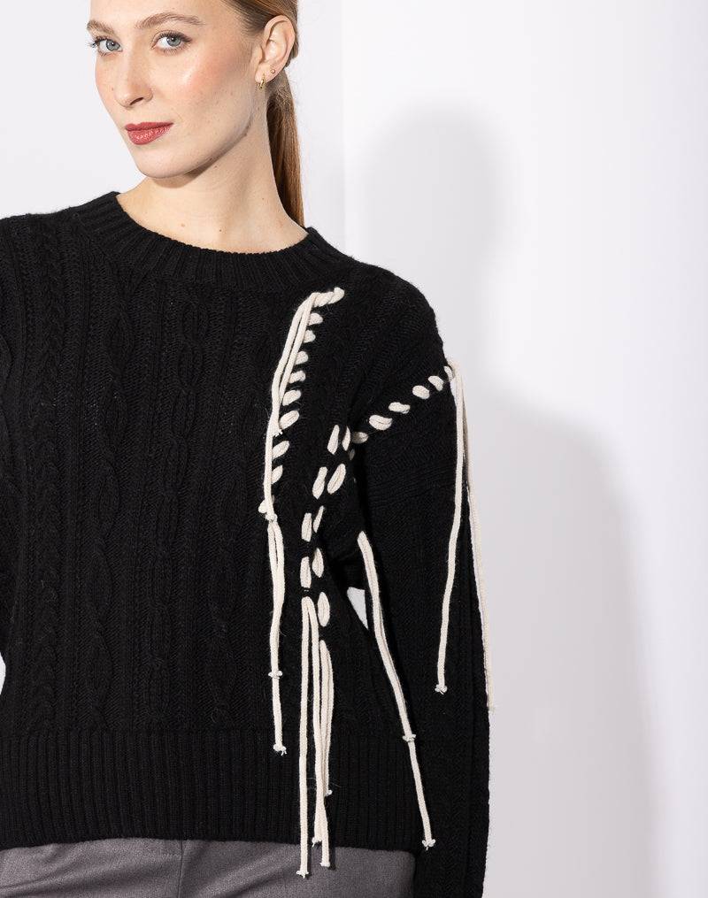 Risskio Saru - Maglia Con Lacci