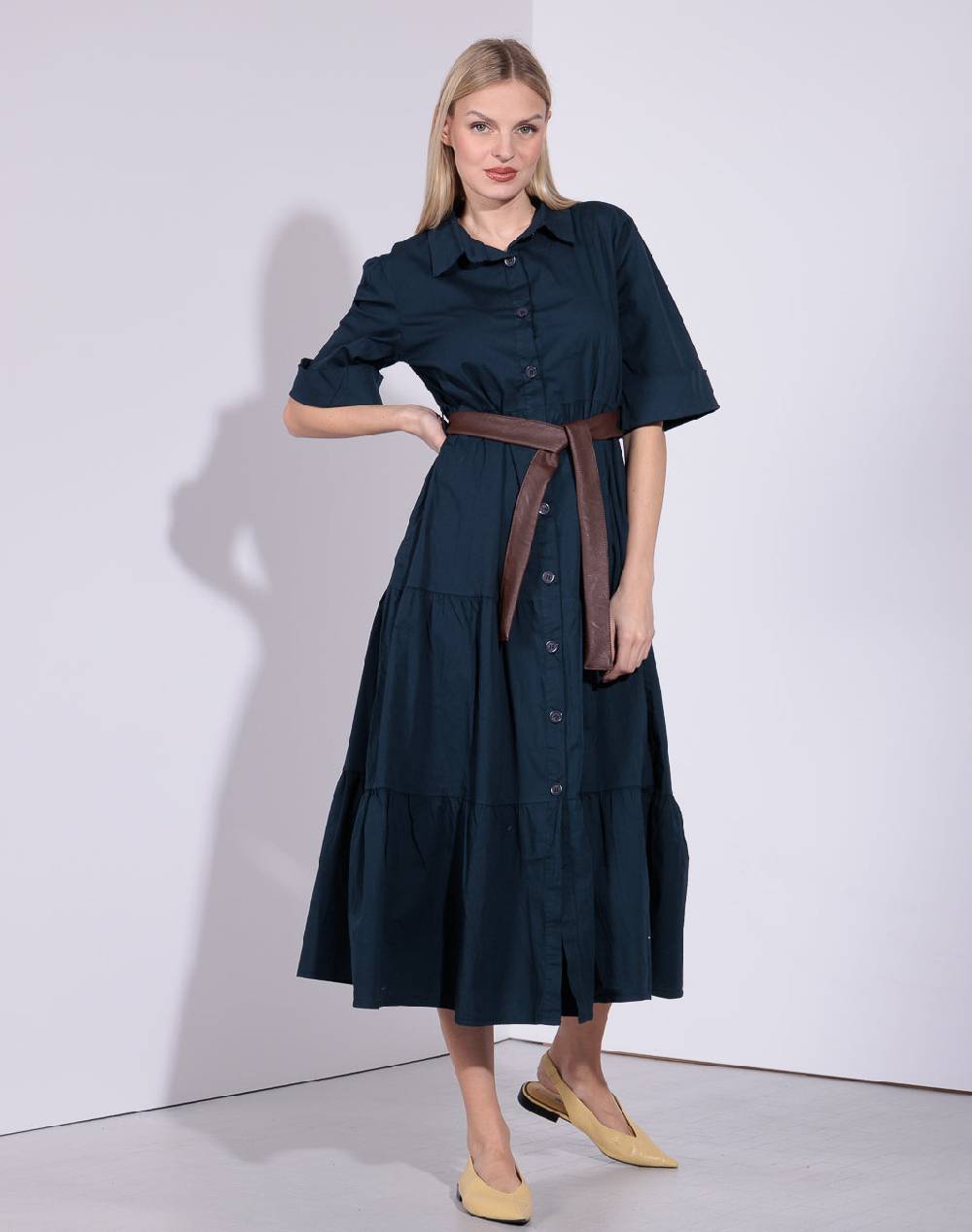 Risskio Sophia - Abito in cotone enzimato