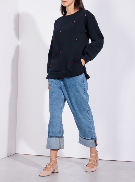 Risskio Theodore - Felpa Con Applicazioni